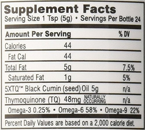 Amazing Herbs Premium Black Seed Oil - Cold Pressed Nigella Sativa Aids in Digestive Health, Immune Support, Brain Function, Joint Mobility, Gluten Free, Non GMO - 4 Fl Oz - NewNest Australia