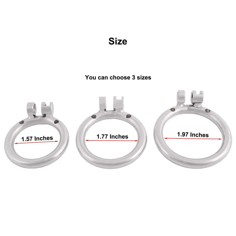 TERNENCE Stainless Chastity Device Base Ring Male Cock Cage Spares H040 (1.57 inch / 40mm) 1.57 Inch / 40mm - NewNest Australia