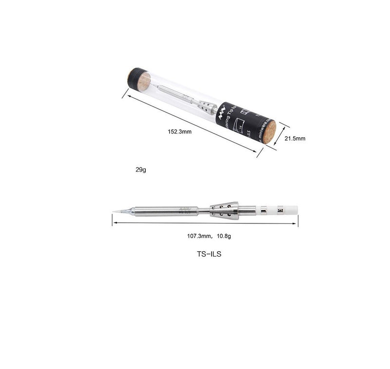 TS-ILS TS100 Soldering Tip for TS100 Digital OLED Programmable Pocket-size Smart Mini Portable Soldering Iron (TS-ILS) TS-ILS - NewNest Australia