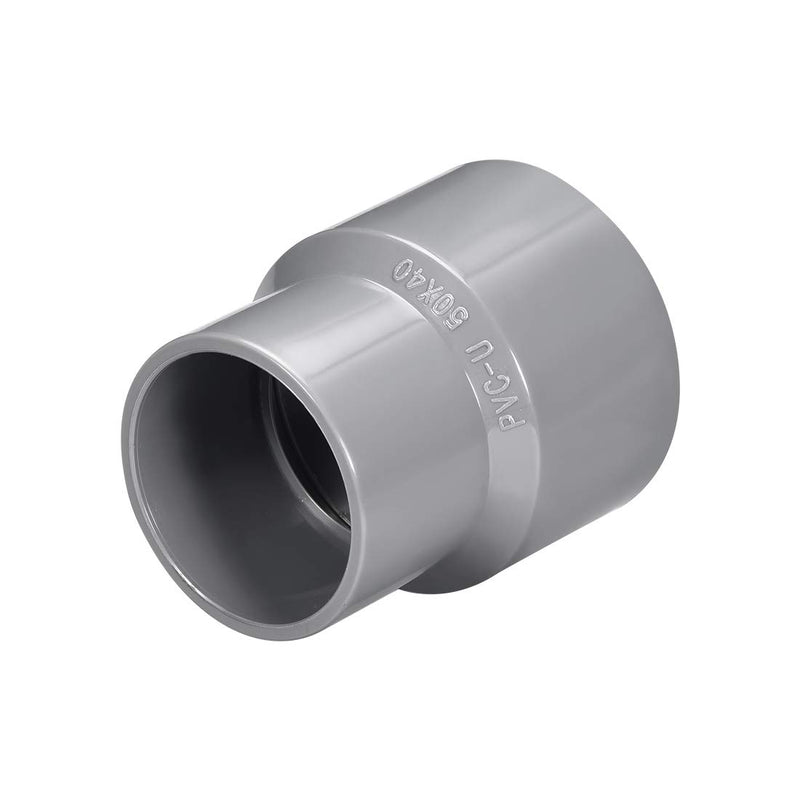 uxcell PVC DWV Reducing Coupling Schedule 40 Gray 40mm x 50mm Socket 2Pcs - NewNest Australia
