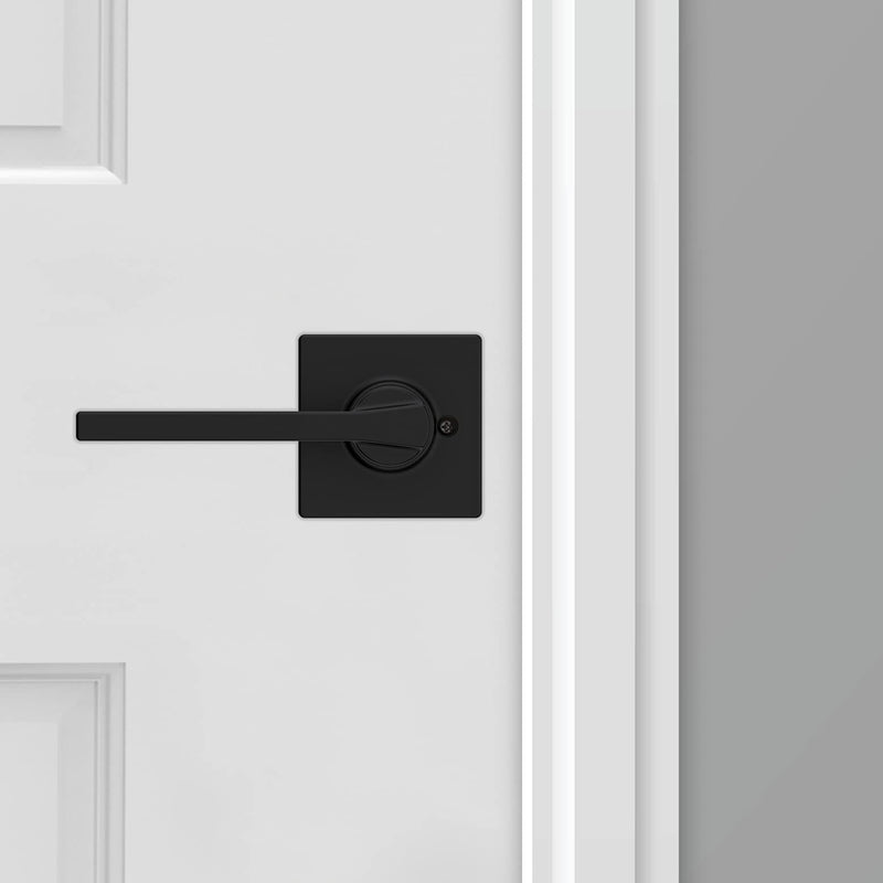 Kwikset Casey Non-Functioning Dummy Door Lever in Matte Black - NewNest Australia