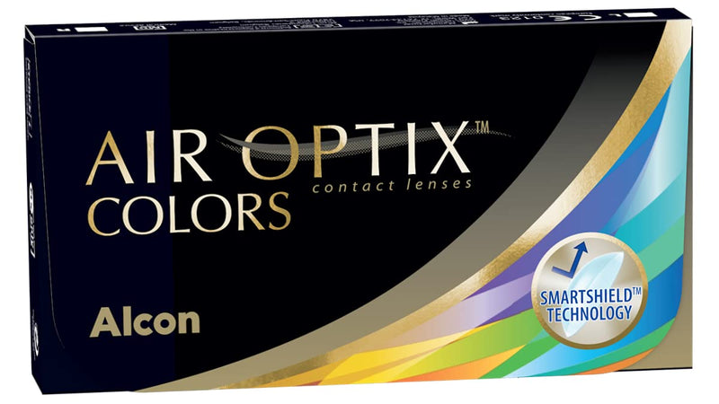 Air Optix Colors True Sapphire monthly lenses soft, 2 pieces, BC 8.6 mm, DIA 14.2 mm, -5 diopters -5.0 diopters - NewNest Australia