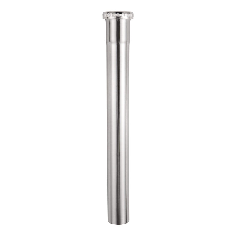 Brass Slip Joint Extension Tube 1-1/4” OD x 12” with Nut and Rubber Washer, P Trap Extension Tube, Sink Drain Tailpiece Tube Extension, Brushed Nickel - NewNest Australia
