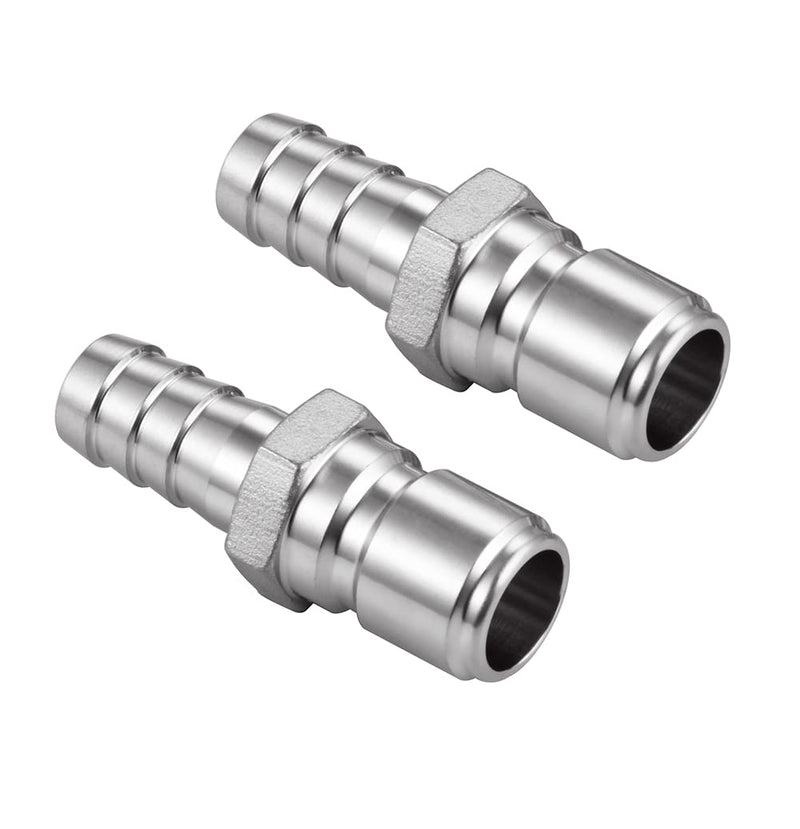 Stainless Steel Homebrew Fitting,1/2" Barb Male Quick Disconnect,Homebrewing Quick Connector.2 Pack - NewNest Australia