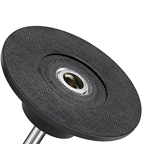 Yakamoz 2 Pcs 3 Inch Roll Lock Sanding Disc Holder with 1/4" Shank Quick Change Roll Lock Sander Pad Holder Adapter for Power Drill Air Die Grinder Sanding Polishing Grinding Tool Accessories - NewNest Australia