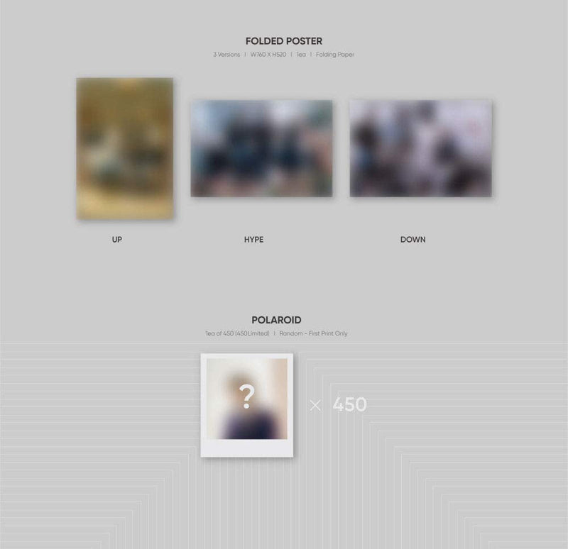 BIGHIT Ent. ENHYPEN - Border : Carnival (2nd Mini Album) Album+Extra Photocards Set (Down ver.) Down Ver. - NewNest Australia