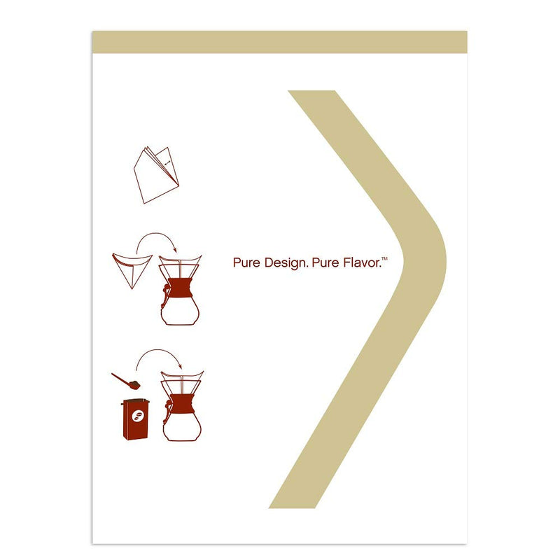 Chemex Bonded Filter - Natural Square - 100 ct - Exclusive Packaging - NewNest Australia