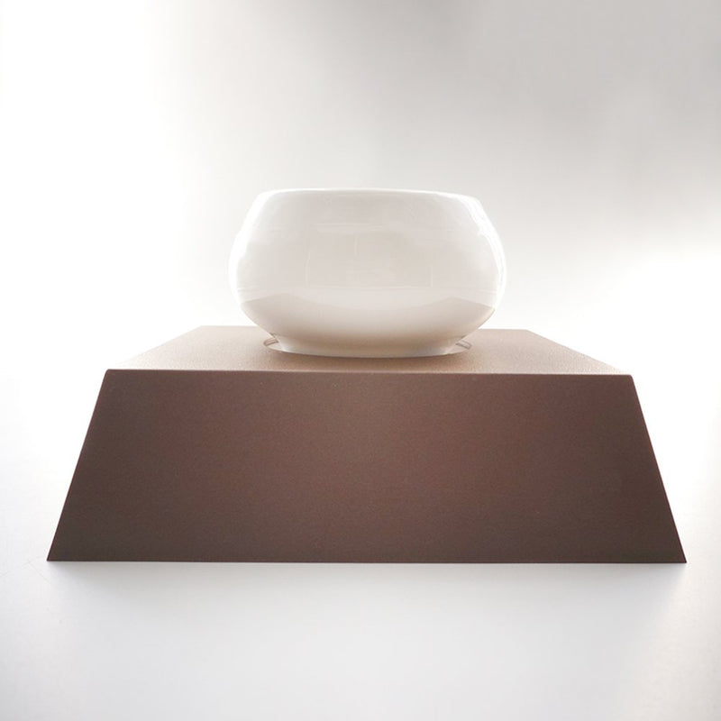 NewNest Australia - Artliving Plastic Oriental Square Vase Pedestal Stands for Display Brown 