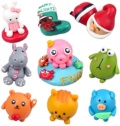 CiaraQ 24 Colors Small Block Polymer Clay Starter kit, Oven Bake Clay, CPSC Conformed Non-Toxic Molding DIY Clay, Great for Kids, Beginners. A -24 Colors - NewNest Australia