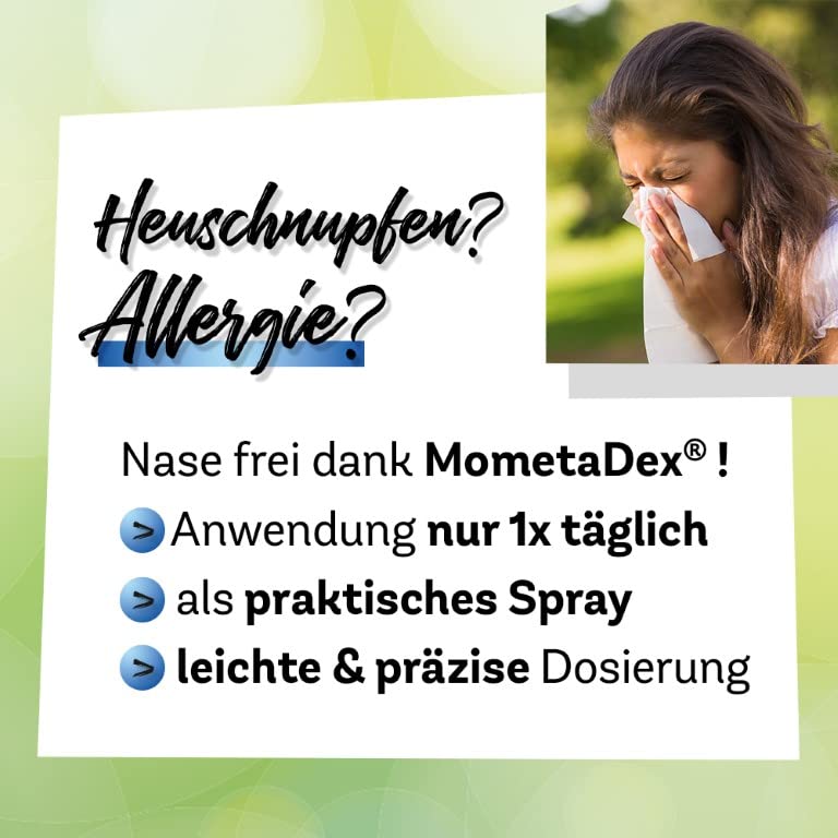 MometaDex 50 μg/spray nasal spray suspension for hay fever, 10 ml spray - NewNest Australia