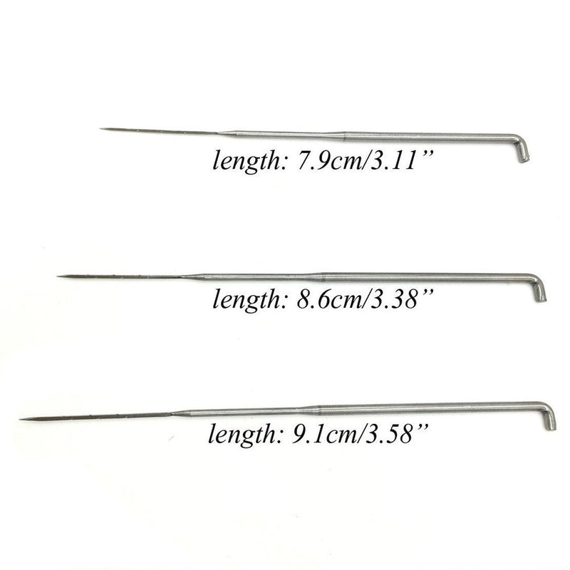 Z-COLOR 60 Pieces 79mm 86mm 91mm Felting Needles DIY Wool PIN Felting Tools Kits Medium-Each Sizes of 20PCS - NewNest Australia