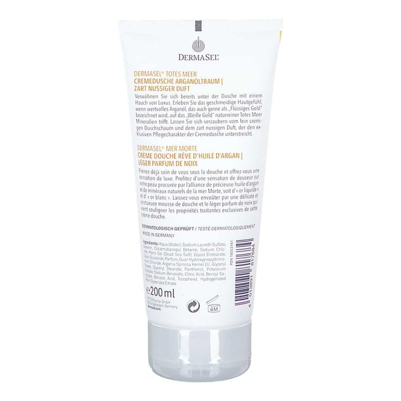 Dermasel Dead Sea Cream Shower Argan Oil Dream 200 ml - NewNest Australia
