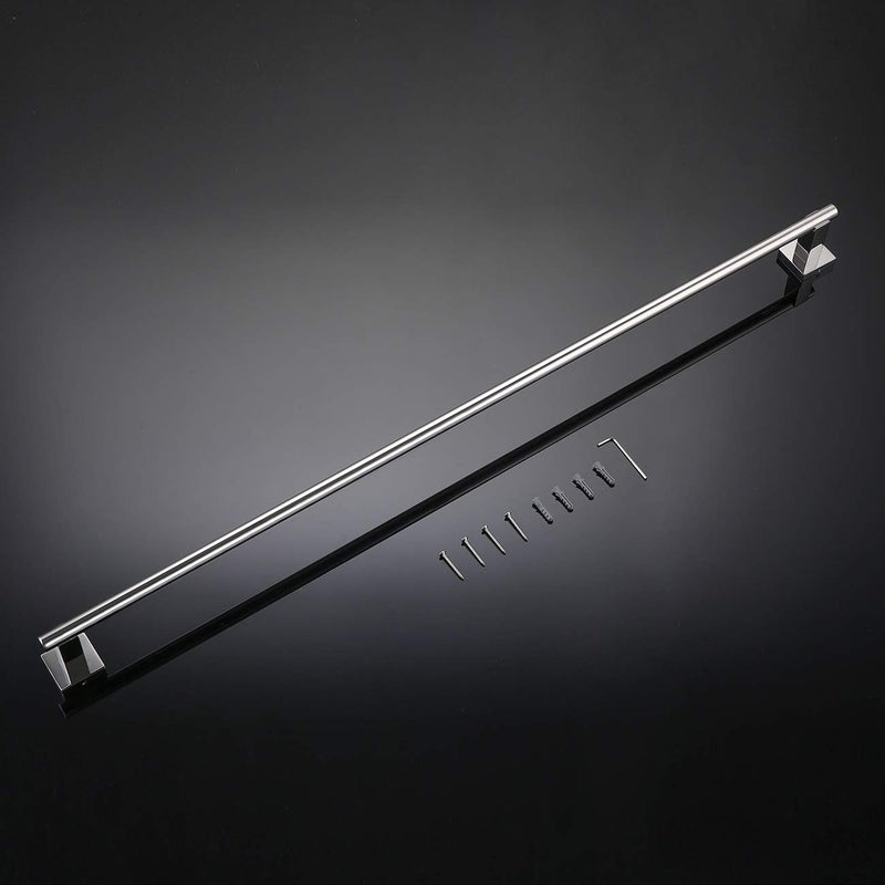 KLXHOME Miyili Bathroom Single Towel Bar 36-Inch Stainless Steel Towel Rack Bath Towel Hanger Wall Mount Polished Finish, A02C90A Polished Steel - NewNest Australia