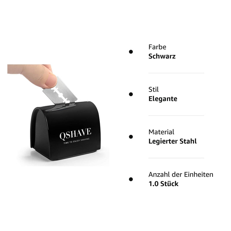 QSHAVE Storage box for used razor blades - NewNest Australia