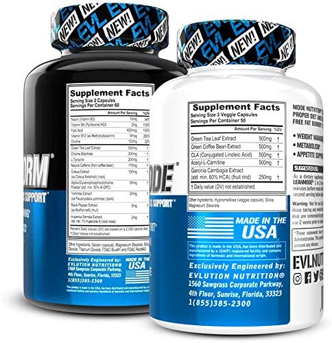 Evlution Nutrition Trans4ormation Mode Stack Trans4orm (60 Serving), Lean Mode (50 Serving) Weight Loss Diet Kit, Diet Pills for Men and Women - NewNest Australia