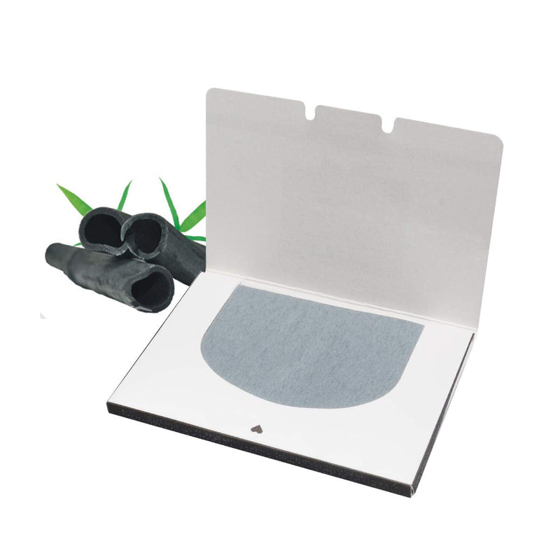 200 Sheets Oil Blotting Paper, Bamboo Charcoal and Green Tea Facial Oil Absorbing Sheets, Top Handy Portable Oil Absorbing Tissues for Skin Care or Make Up(2 Pack) - NewNest Australia