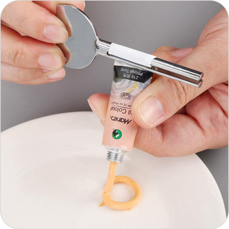 UDQYQ 3 pieces tube squeezer, stainless steel tube squeezer, metal toothpaste squeezer, tube dispenser, save toothpaste, creams, paint, ointment, no more mess and waste. Silver - NewNest Australia