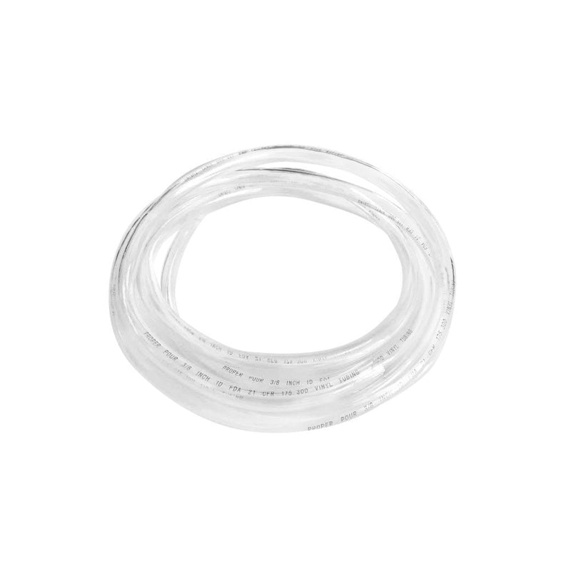 10 Feet - 3/8" ID 1/2" OD Clear Vinyl Tubing Food Grade Multipurpose Tube for Beer Line, Kegerator, Wine Making, Aquaponics, Air Hose by Proper Pour 10 feet - NewNest Australia
