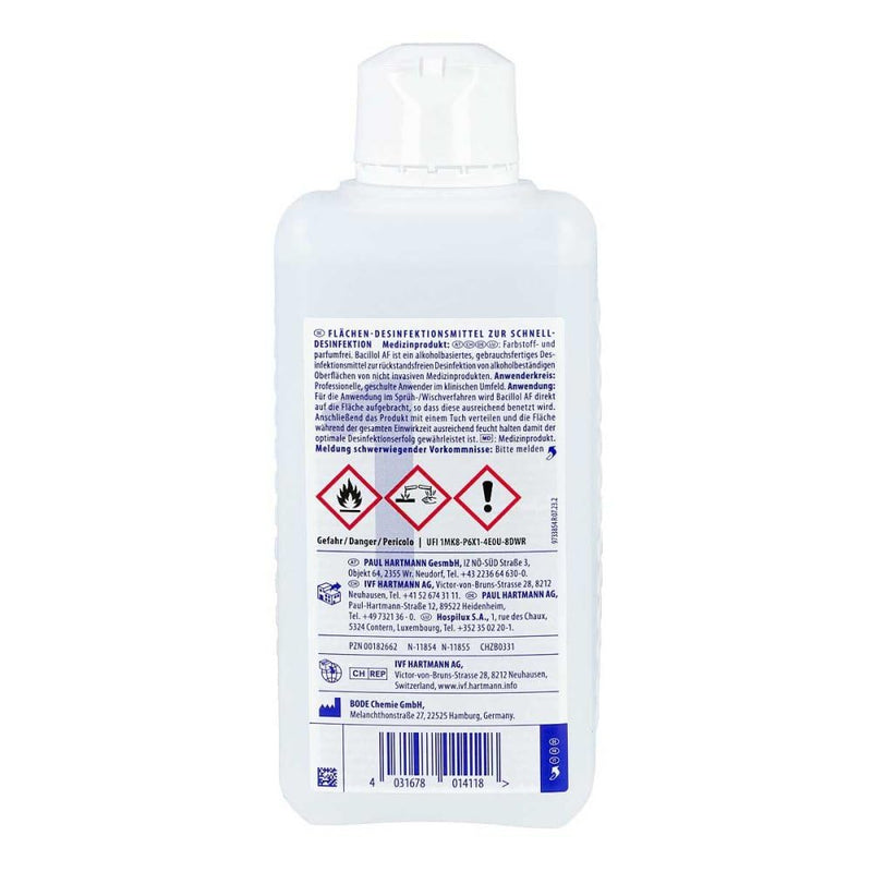 BACILLOL AF solution 500 ml - NewNest Australia