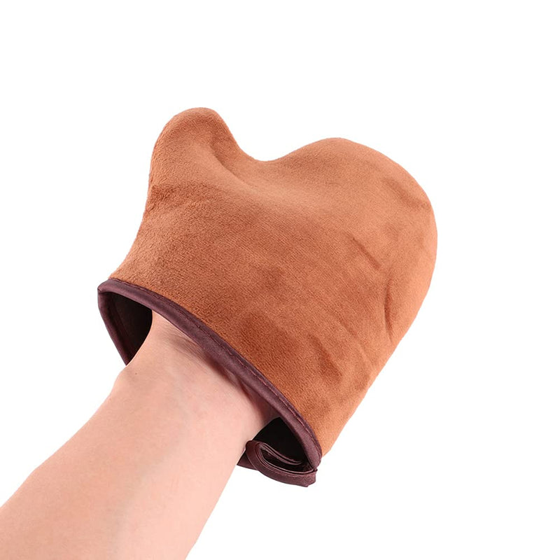 Minkissy 2pcs Self Tanning Mitt Self Tanner Applicator Mitt Sunless Tanning Mitten Self Tanner Gloves With Thumb (Brown) - NewNest Australia