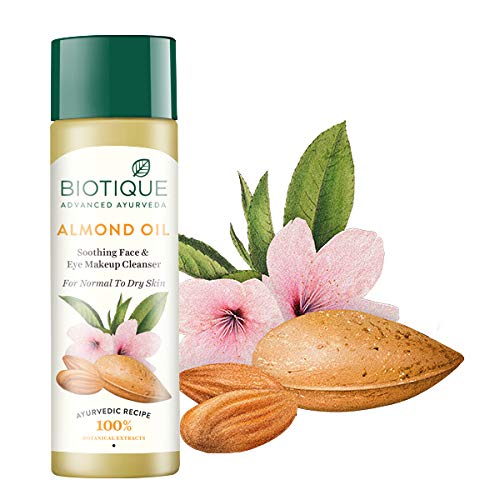 Biotique Almond Oil Soothing Face and Eye Makeup Cleanser for Normal To Dry Skin - NewNest Australia