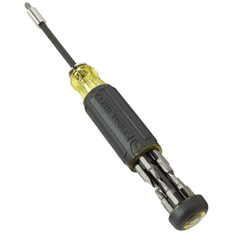 Klein Tools 32303 Multi-Bit Screwdriver / Nut Driver, Impact Rated 14-in-1 Magnetic Screwdriver Set Phillips, Slotted, Square, Combo, Torx - NewNest Australia