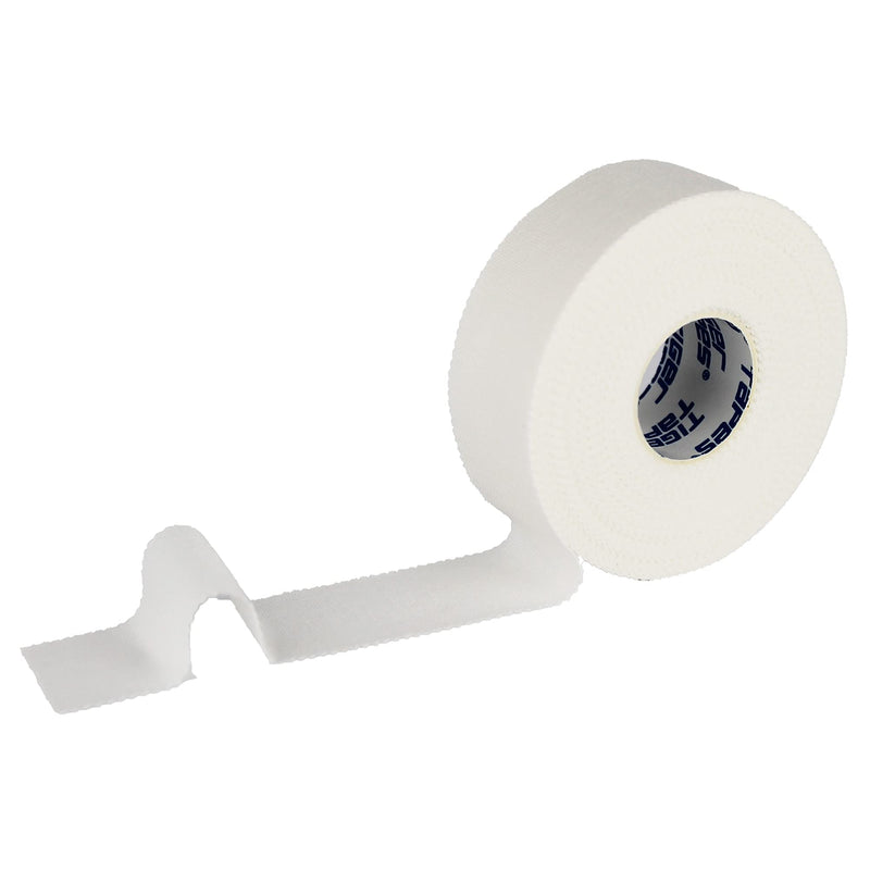 TIGERTAPES - Pack of 6 Rolls Zinc Oxide Strapping (2.5cm x 13.7m) - Long Sports Tape - Easy to Apply Sports Injury Tape for Sports Healthcare Professionals - Hand Tearable - White 2.5cm x 13.7m - NewNest Australia