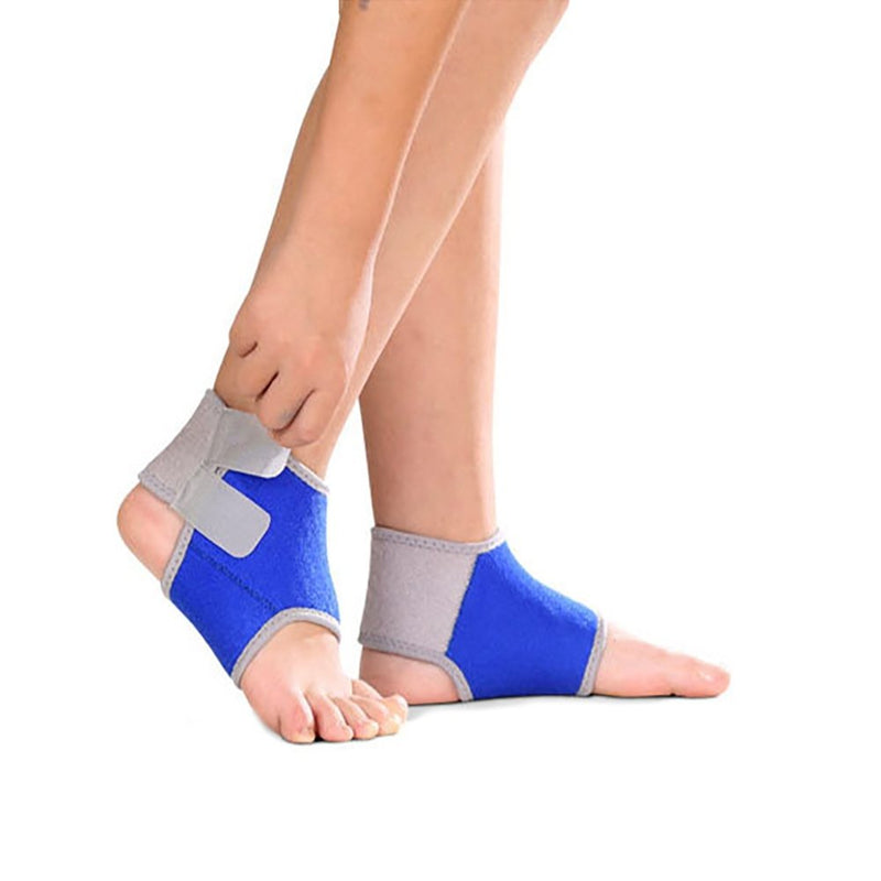 Kids Children Ankle Support Sports Ankle Brace Compression Ankle Support Brace Breathable Ankle Guard Protector Pad Wrap for Ankle Sprain Plantar Fasciitis Arthritis Pain Relief Ligament Damage SEU3035(UK13) Blue - NewNest Australia