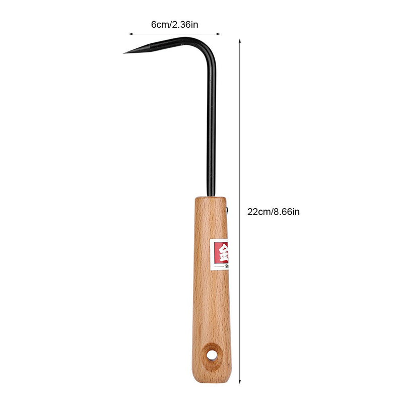 GLOGLOW Bonsai Tool Root Pick Rake Gardening Steel Hook with Ergonomic Wooden Handle - NewNest Australia