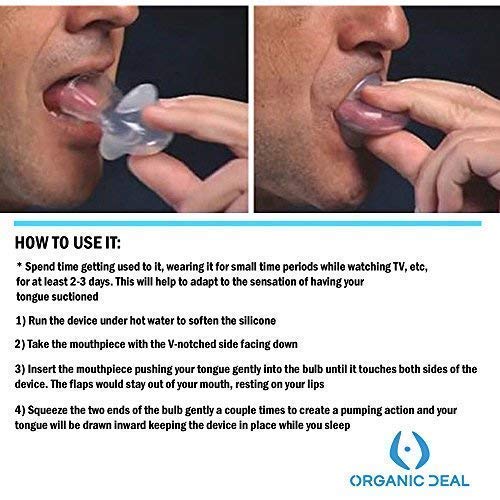 Anti Snore Devices Tongue Retainer - Sleep Aid to Breathe Rigth and Eliminate Snoring! - Sleep Well W/This Mouth Guard More Effective Than Nasal Strips Or Spray! - Snoring Aids for Men & Women - NewNest Australia