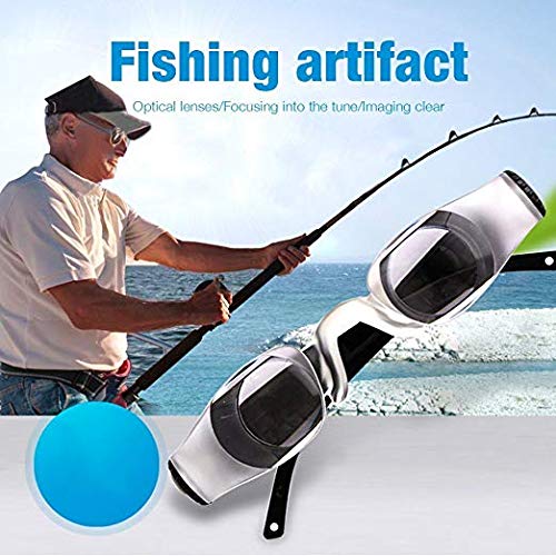 TV Television Magnifying Glasses 2.1X 0 to +300 Degree Goggles Binocular Glasses Handsfree Magnifier for Far-Sightedness Watching TV Eye Magnifier Presbyopia Presbyopic Magnifying - NewNest Australia