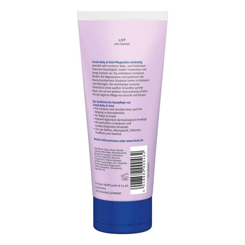 Linola Baby & Child Care Milk Rich 200 ml - NewNest Australia