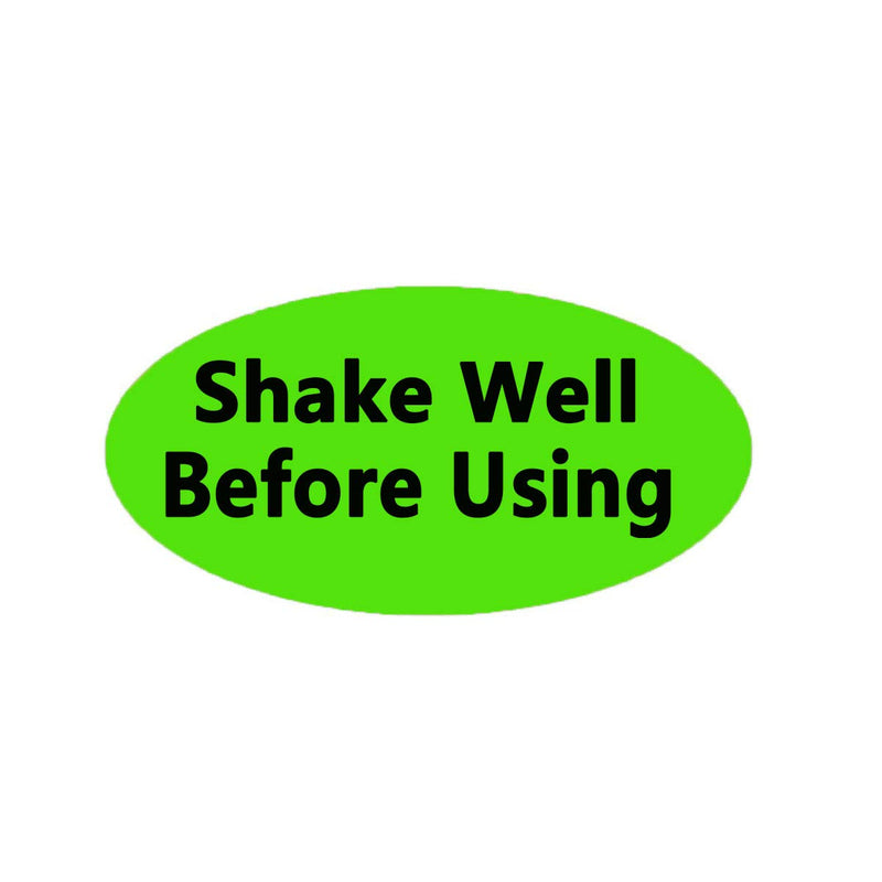 Remarkable Shake Well before Using Stickers, 0.75 x 1.5 inch Fluorescent Green with Black Shake Well before Using Stickers Labels, 500 Labels on a Roll - NewNest Australia