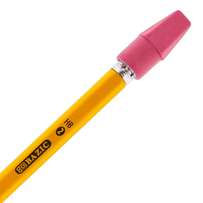 BAZIC Pink Eraser Top, Latex Free Pencil Tops Erasers, Arrowhead Caps Erasers for Kids Student Bulk Packs for School Supplies, Total 144 Count 144-count 1-Pack - NewNest Australia