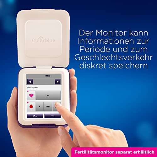 Clearblue Kinderwunsch Fertility Monitor / Cycle Computer Refill Pack, 33 Tests (30 X Ovulation Test/Fertility Test For Women To Determine Ovulation & 3 X Pregnancy Test) - NewNest Australia