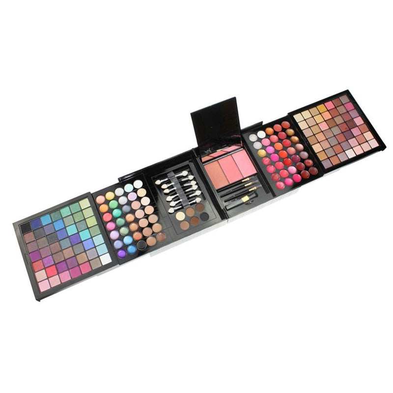 JasCherry 177 Colors Makeup Kit Combination with Eyeshadow Concealer Bronzer Blusher Eyebrow and Lip Gloss - Ideal Make Up Cosmetic Set for Professional and Daily Use #2 Cosmetic #2 - NewNest Australia