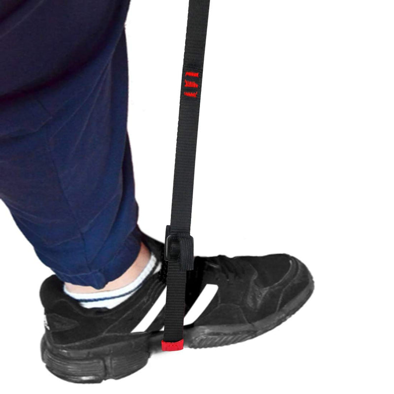 NewDoar Foot Ascender Loop for Climbing Tree Arborist Black red - NewNest Australia