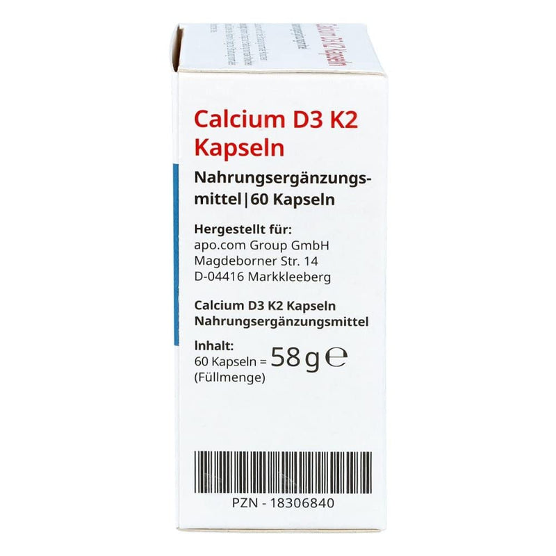Calcium D3 K2 capsules 60 pieces - NewNest Australia