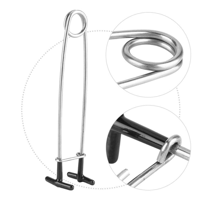 Zerone Fishing Mouth Spreader, Stainless Steel Fish Jaw Spreader, Water Bottle Hanger,Jaw Spreader Saltwater Fishing Accessory - NewNest Australia