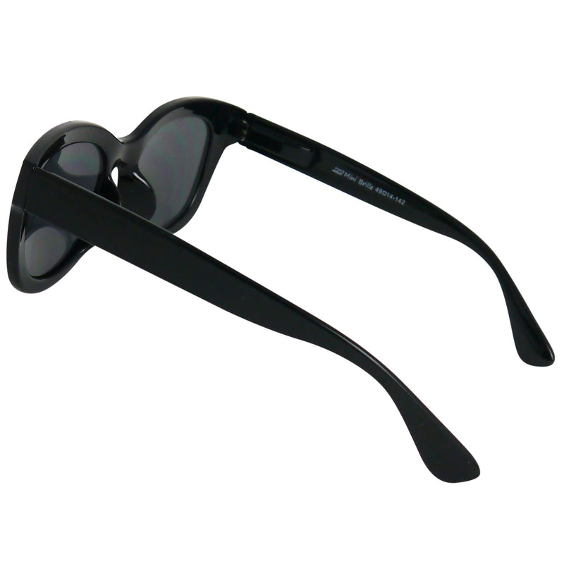Mini glasses, stylish retro sunglasses with prescription, plastic glasses frame with thick frame (black) and large lenses, free case, women's reading sunglasses 1.5 diopters - NewNest Australia