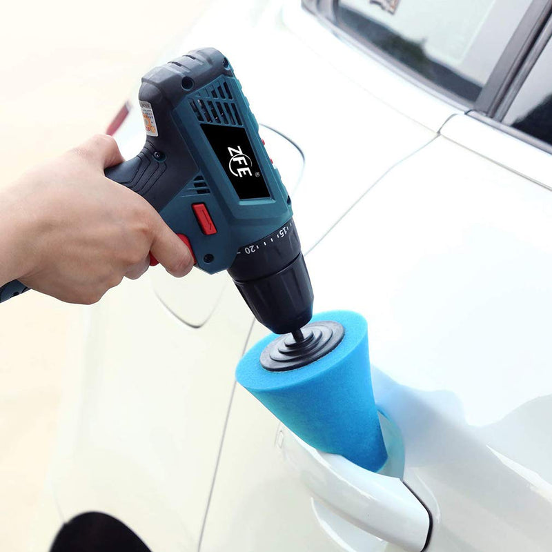 Polishing Cone ZFE 9 PCS Sponge Buffing for Automotive Car Wheel Hub Care, Metal Polish Buffing Polishing Ball for Aluminum and Stainless Steel - NewNest Australia