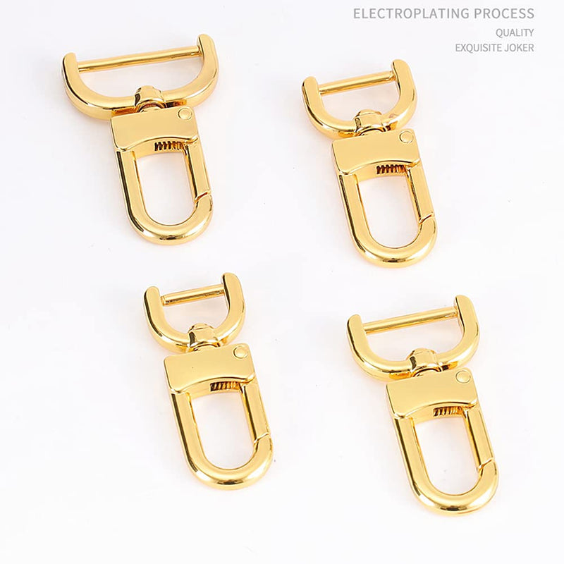 willikiva Replacement D-Rings Swivel Snap Hooks Push Gate Clip Lobster Claw Clasp DIY Leather Craft Purse (Antique Brass,1 1/16inch) 1 1/16inch Antique Brass - NewNest Australia