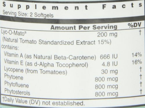 Healthy Origins LYC-O-Mato Lycopene 15 Mg, 60 Softgels 60 Count - NewNest Australia