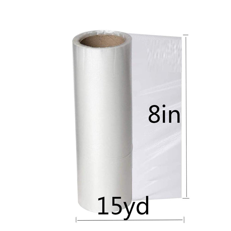 Water Soluble Stabilizer for Embroidery Topping Film (8 in x 15 yd Roll), Seneme 35um Clear Embroidery Stabilizers - Wash Away Embroidery Stabilizer for Machine Embroidery Stabilizer and Hand Sewing 8"*15yd roll - NewNest Australia
