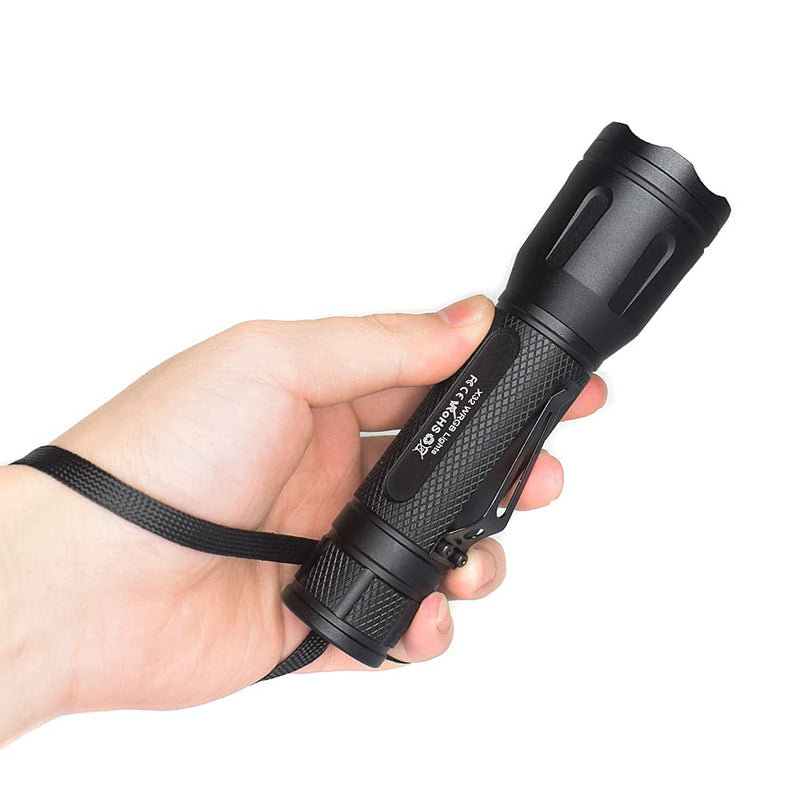4 colors in 1 Multicolor RGBW LED Tactical Hunting Flashlight, red, green, blue and white light flashlight waterproof and zoomable, suitable for night vision Outdoor Activities - NewNest Australia