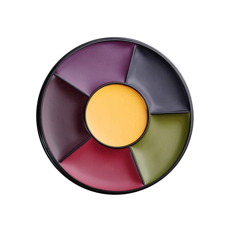 MEICOLY 6 Color Bruise Wheel for Special Effects, Face Body Oil Paint Theatrical Halloween Makeup with 3pcs Stipple Sponges - NewNest Australia