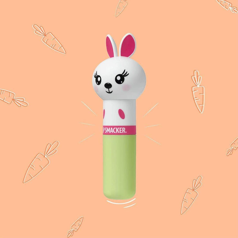 Lip Smacker - Lippy Pals Collection - Bunny Lip Balm for Kids - Hoppy Carrot Cake Flavour - Sweet Gift for your Friends with Animal Figures - Bunny Single Blister Pack - NewNest Australia