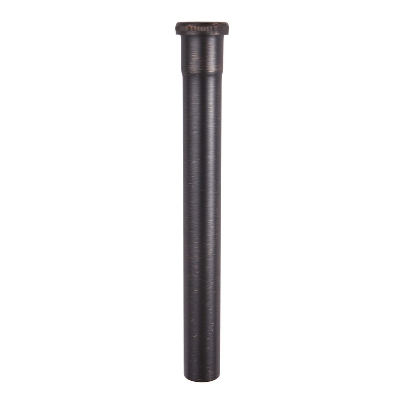 Brass Slip Joint Extension Tube 1-1/4” OD x 12” with Nut and Rubber Washer, P Trap Extension Tube, Sink Drain Tailpiece Tube Extension, Oil Rubbed Bronze - NewNest Australia