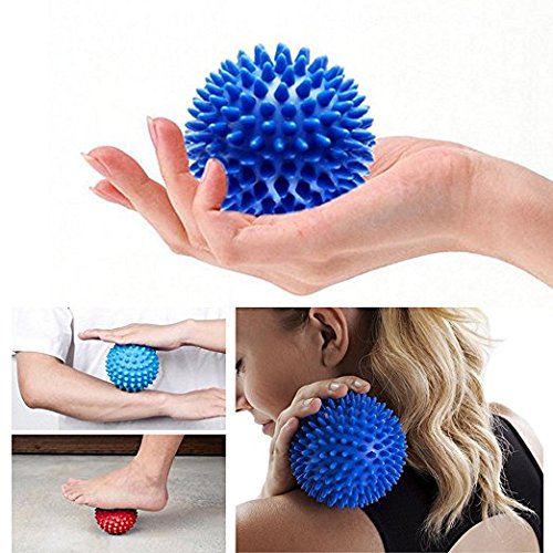 Pack of 2 Spiky Hard Massage Balls - Plantar Fasciitis, Muscle Soreness Massager Ball - NewNest Australia
