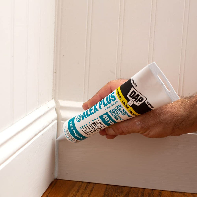 Dap 18128 Alex Plus Acrylic Latex Caulk Plus Silicone 5.5-Ounce - NewNest Australia